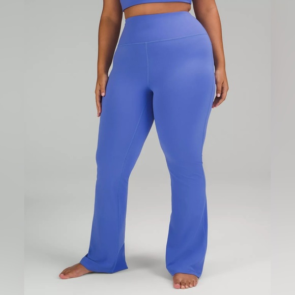 Lululemon Groove Pant Super High Rise Flare Nulu size 6 Wild